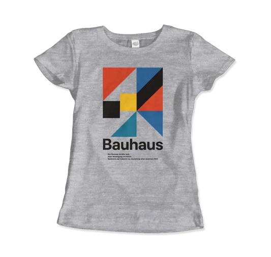 Bauhaus Modern Geometry Walter Gropius artwork t-shirt by Art-O-Rama Shop