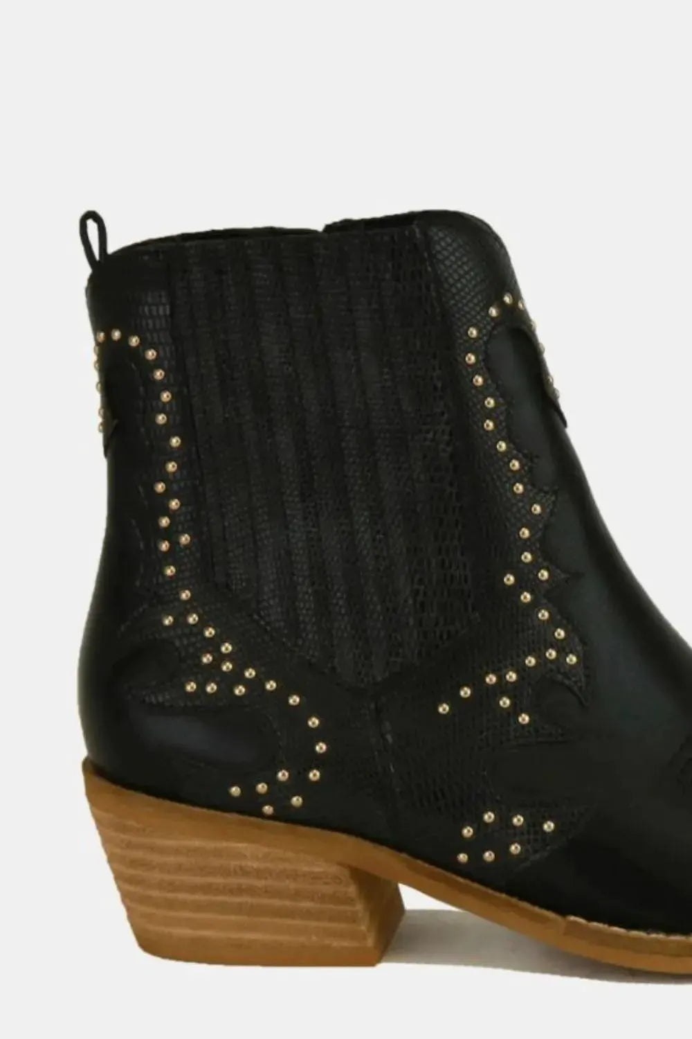 Beast Fashion Studded Detail Point Toe Boots by Beast Fashion
