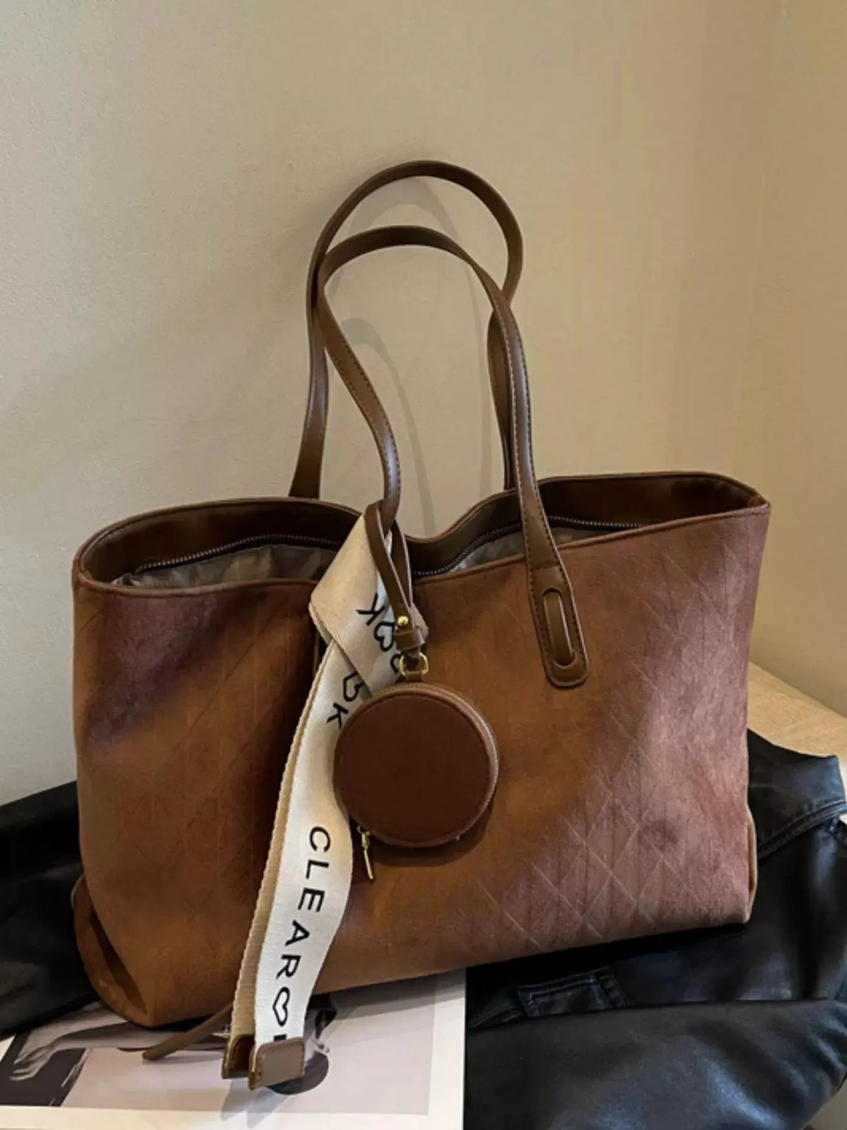 Large Capacity Tote Bag with Coin Purse by Partner Label