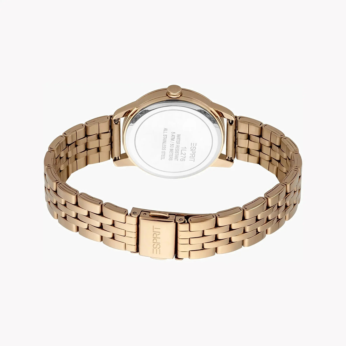 Esprit Women's Rose Gold Stainless Steel Watch, Silver Dial | ES1L276M1075 by ESPRIT