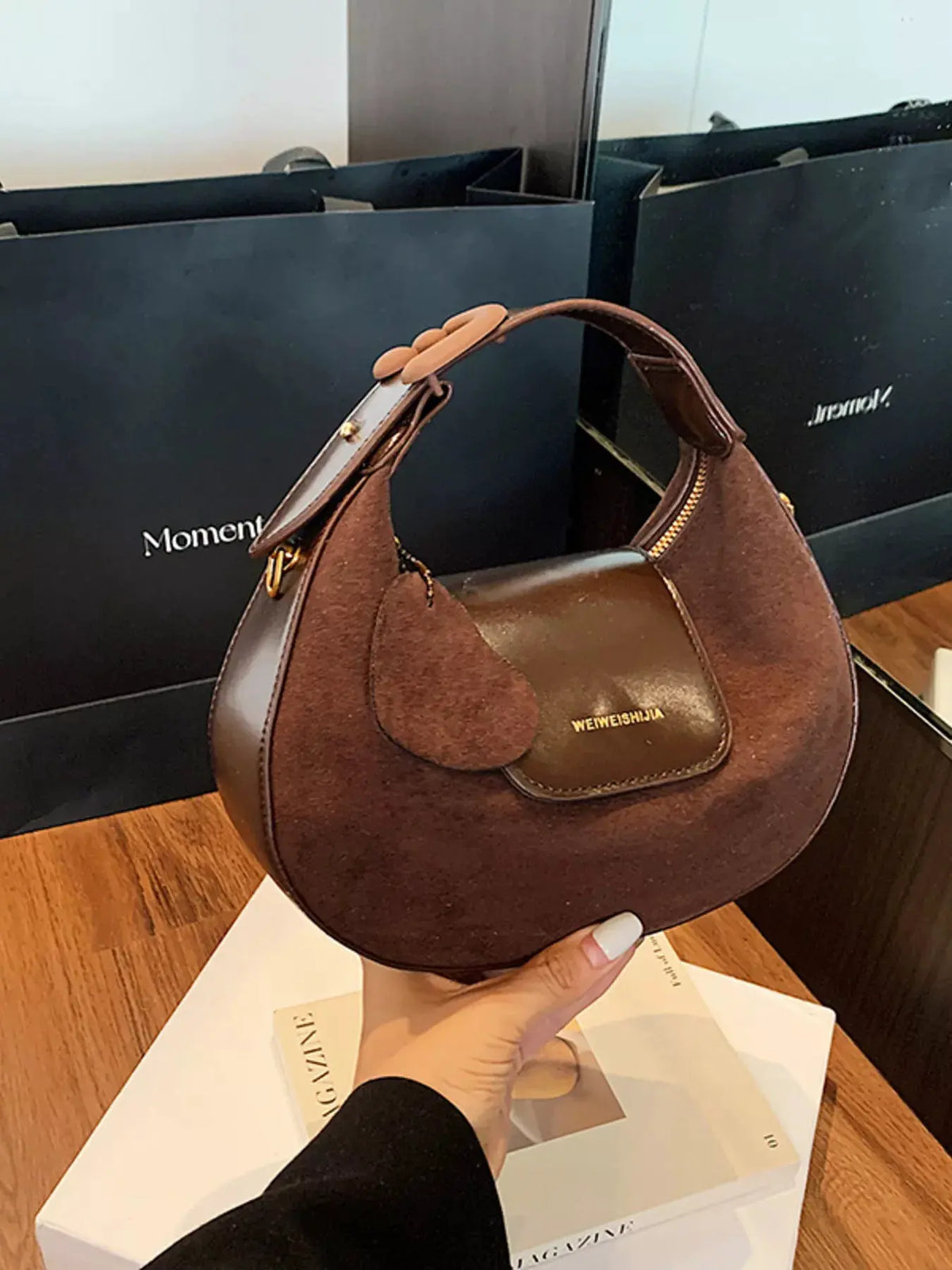 Top Handle Crossbody Bag by Partner Label