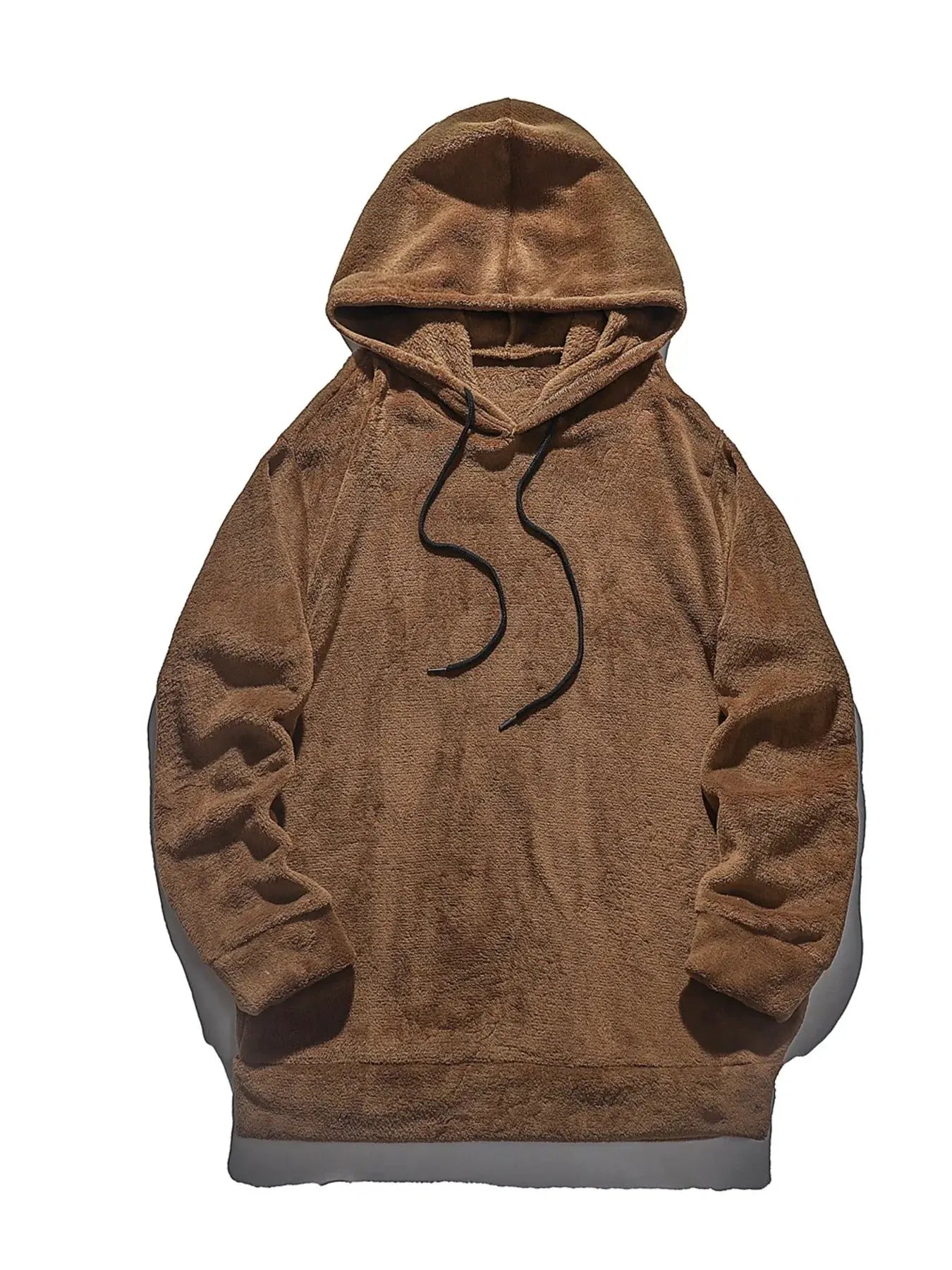 Men's Drawstring Long Sleeve Fleece Hoodie by Partner Label