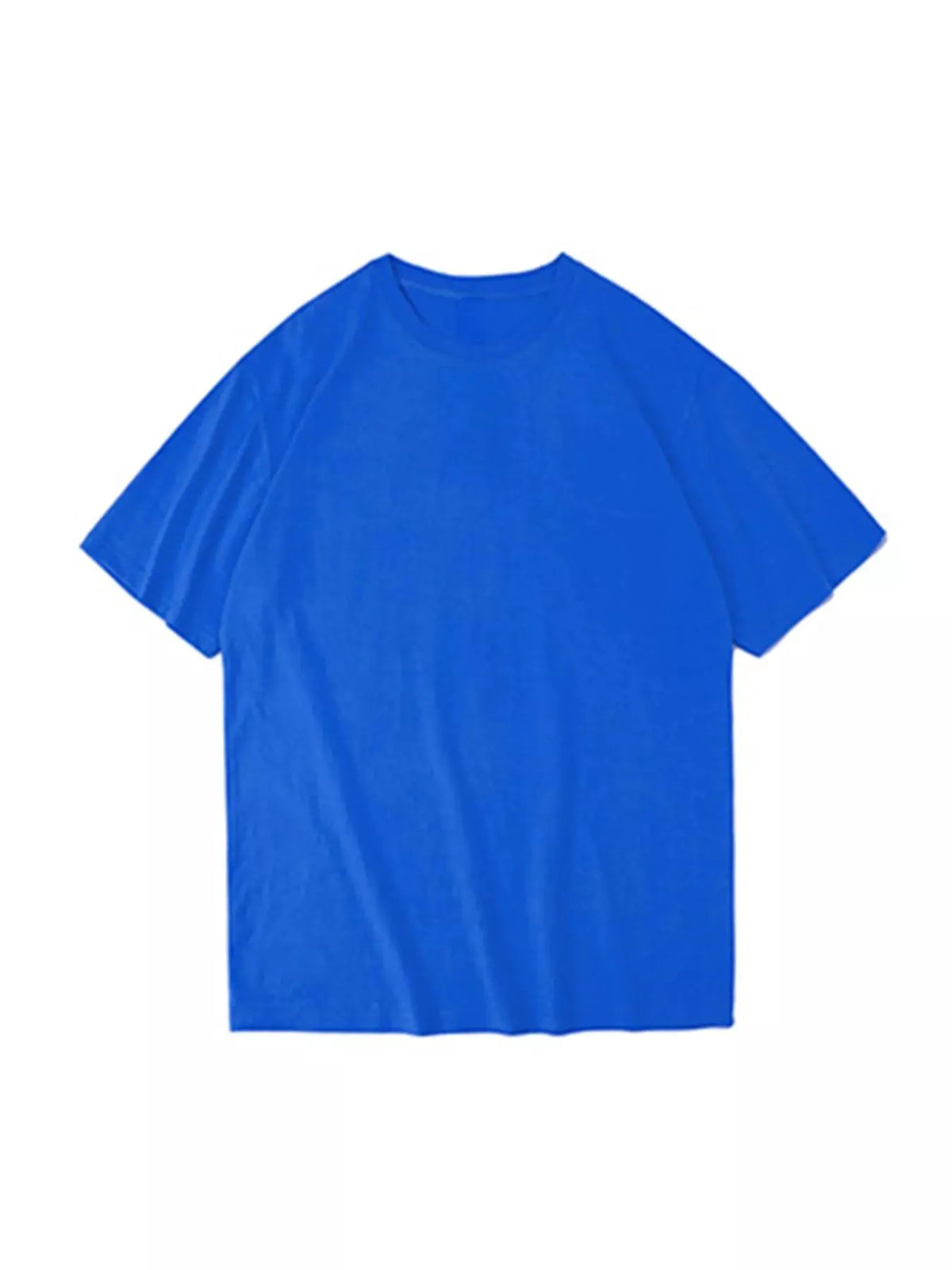 Men's Full Size Classic Crew Neck Solid Color T-Shirt Plus Size by Trendsi