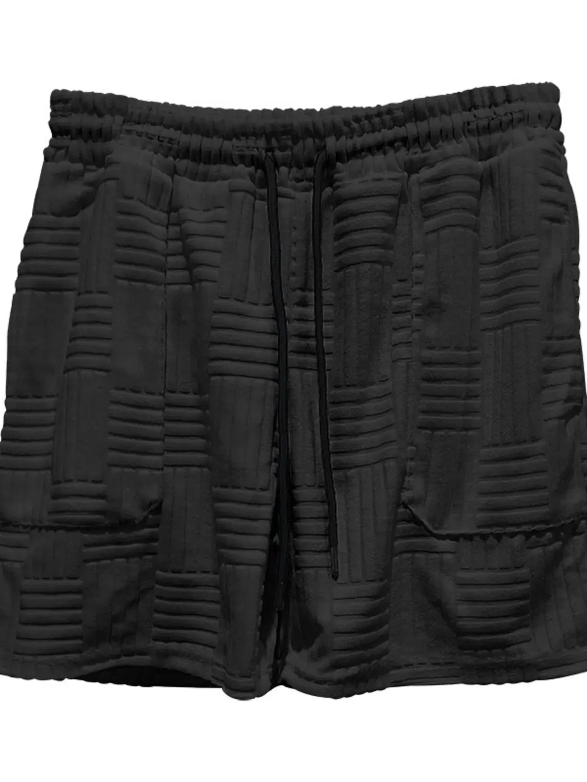 Men's Full Size Button Up Short Sleeve Top and Shorts Set Plus Size by Trendsi