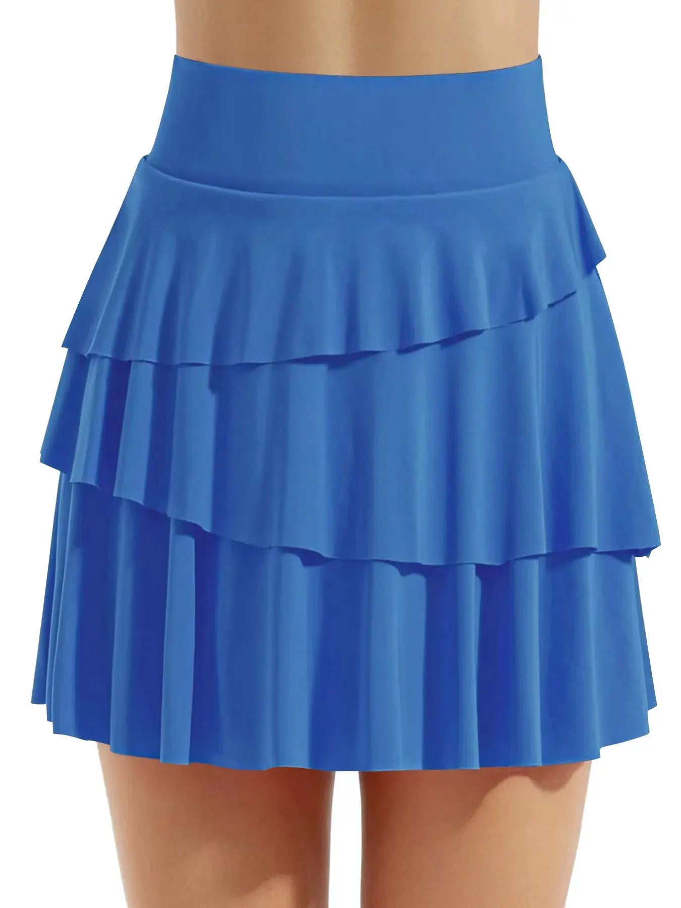 Tiered Ruffle Active Skort by Partner Label