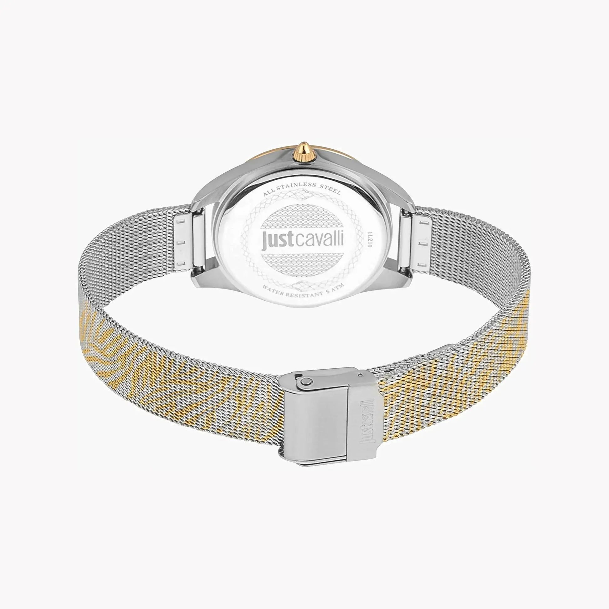 Just Cavalli Women's Two Tone Watch, Silver Dial | Jc1l210m0065 by JUST CAVALLI