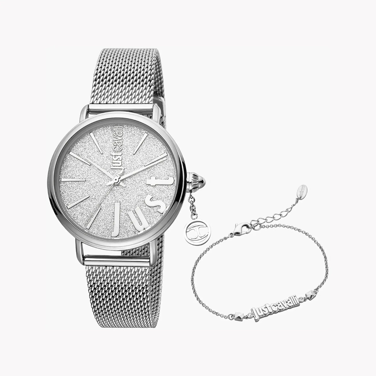Just Cavalli Women's Silver Watch, Silver Dial | Jc1l119m0045 by JUST CAVALLI