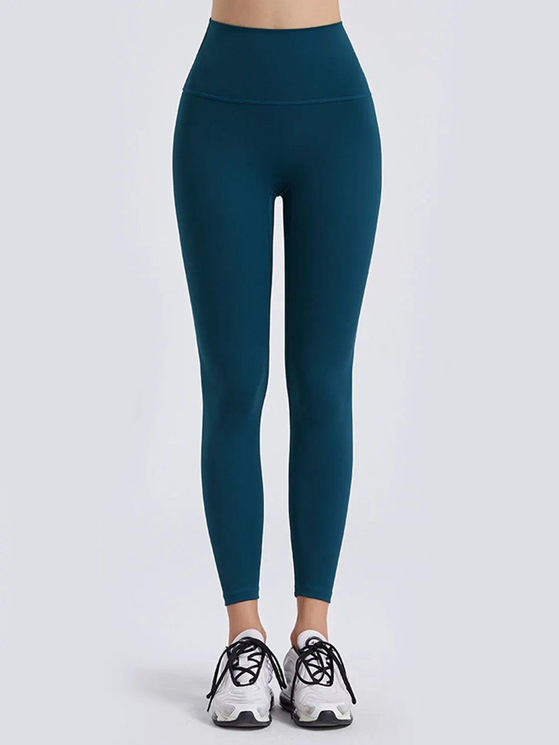 Wide Waistband Sports Leggings by Partner Label