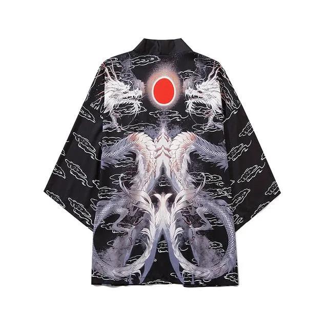Beauty Samurai Traditional Kimono Japanese Anime Clothes Cardigan Cosplay Men Women Yukata Female Shirt Blouse by Vimost Shop