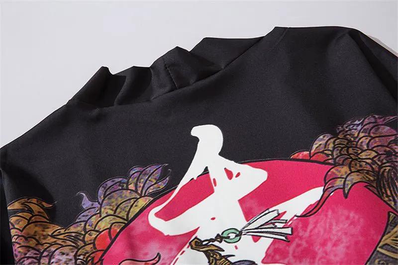 Beauty Samurai Traditional Kimono Japanese Anime Clothes Cardigan Cosplay Men Women Yukata Female Shirt Blouse by Vimost Shop