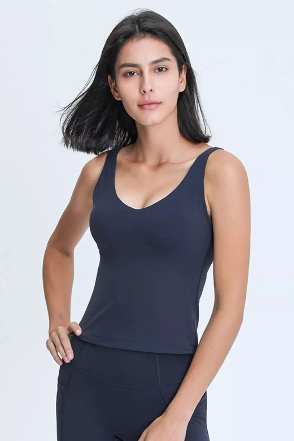 Millennia V Neck Active Tank by Millennia