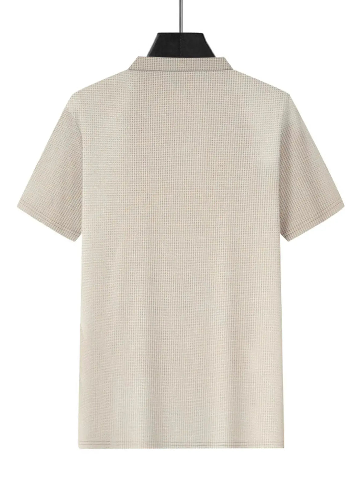 Men's Full Size Casual Short Sleeve Polo and Shorts Set Plus Size by Trendsi