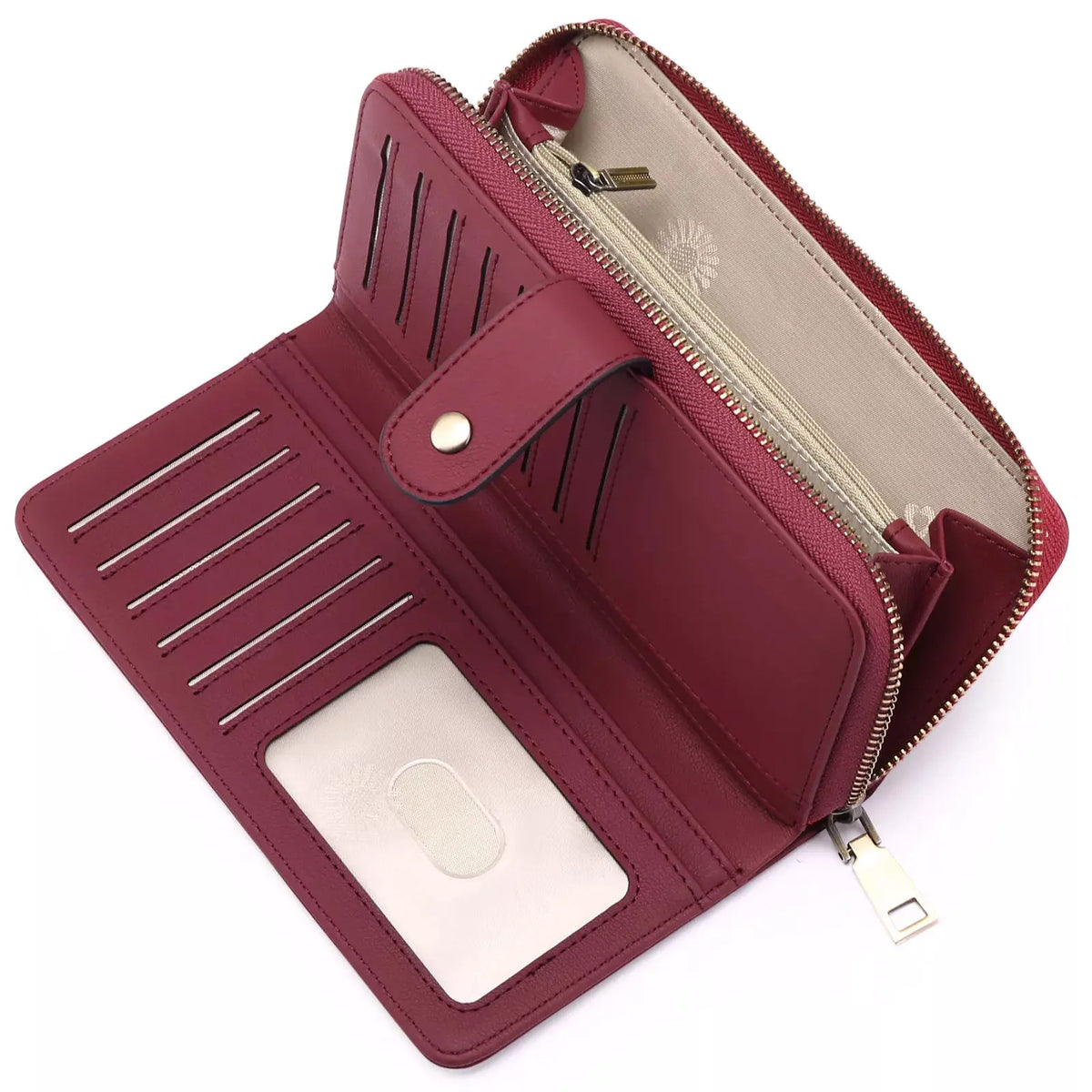 PU Leather Long Wallet by Partner Label
