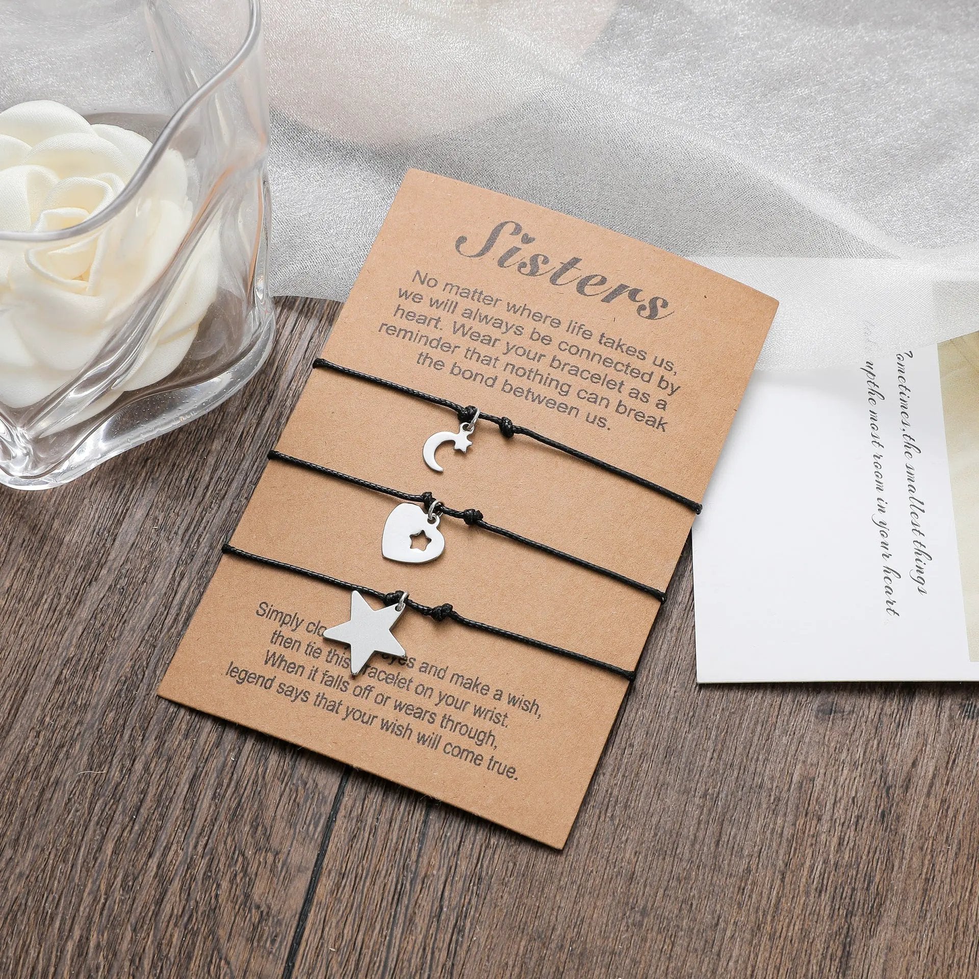 Thanksgiving Card Bracelet Personalized Stainless Steel by Maiden-Art