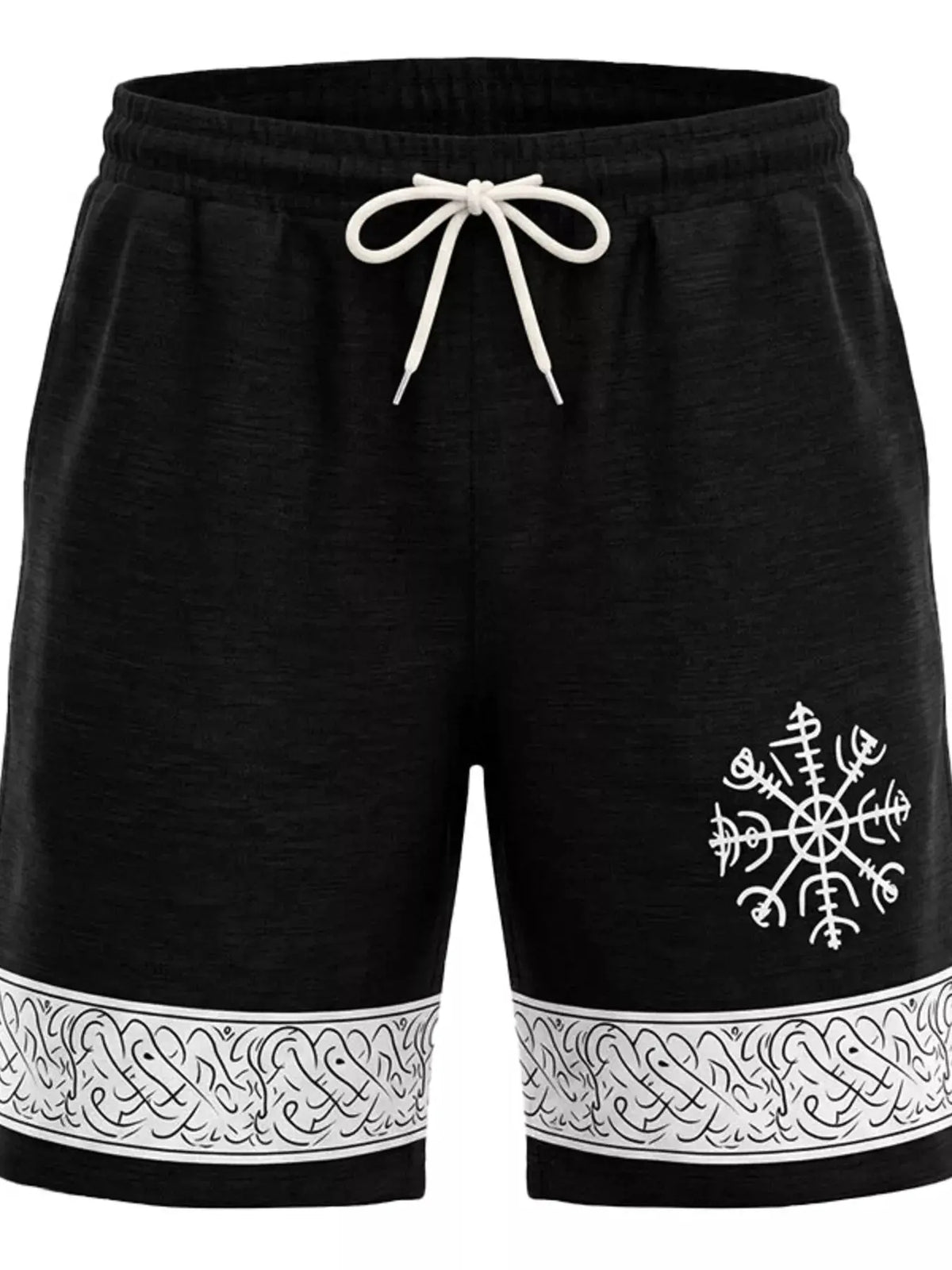 Men's Full Size Linen Blend Drawstring Shorts Plus Size by Partner Label