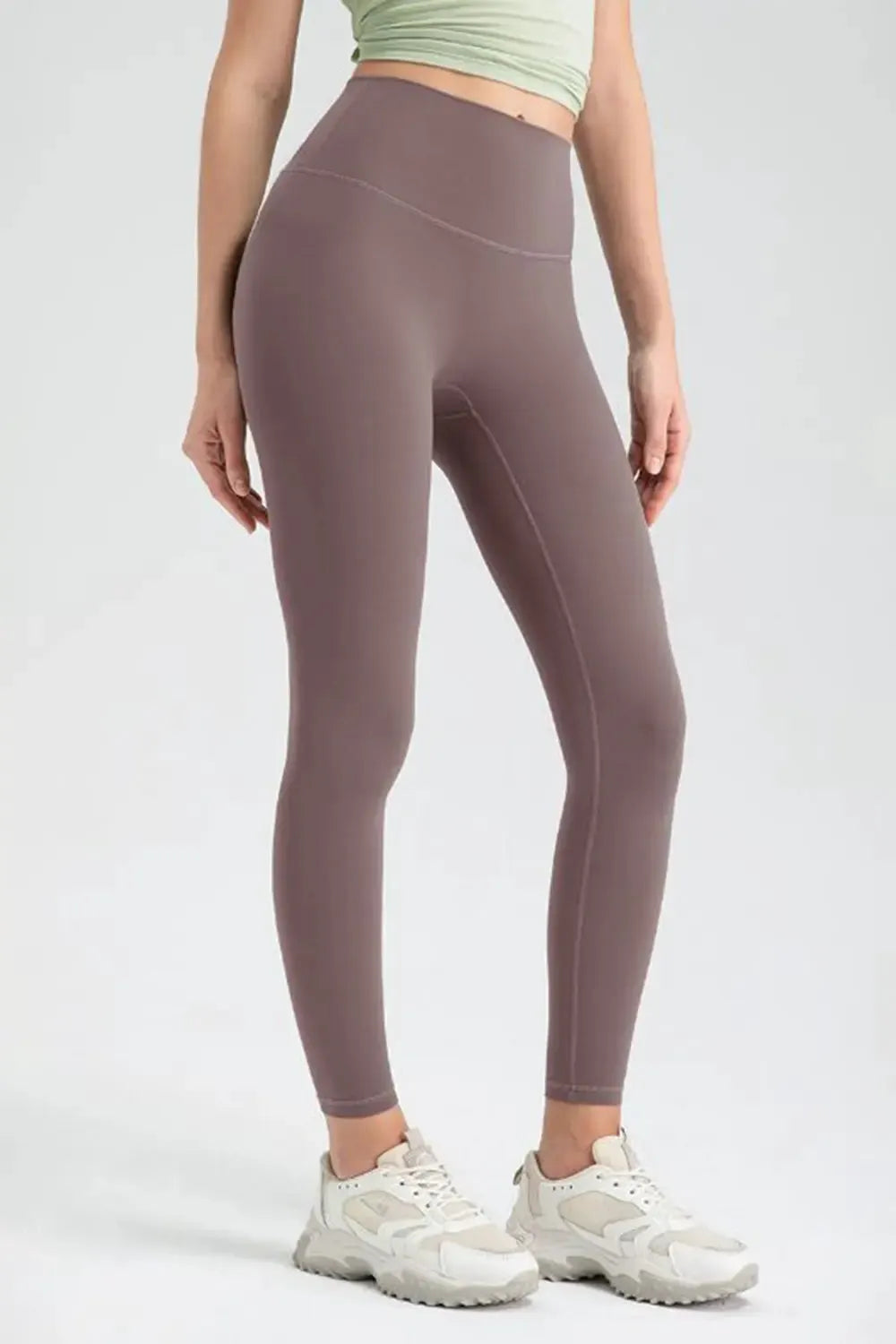 Wide Waistband High Waist Sport Leggings by Partner Label