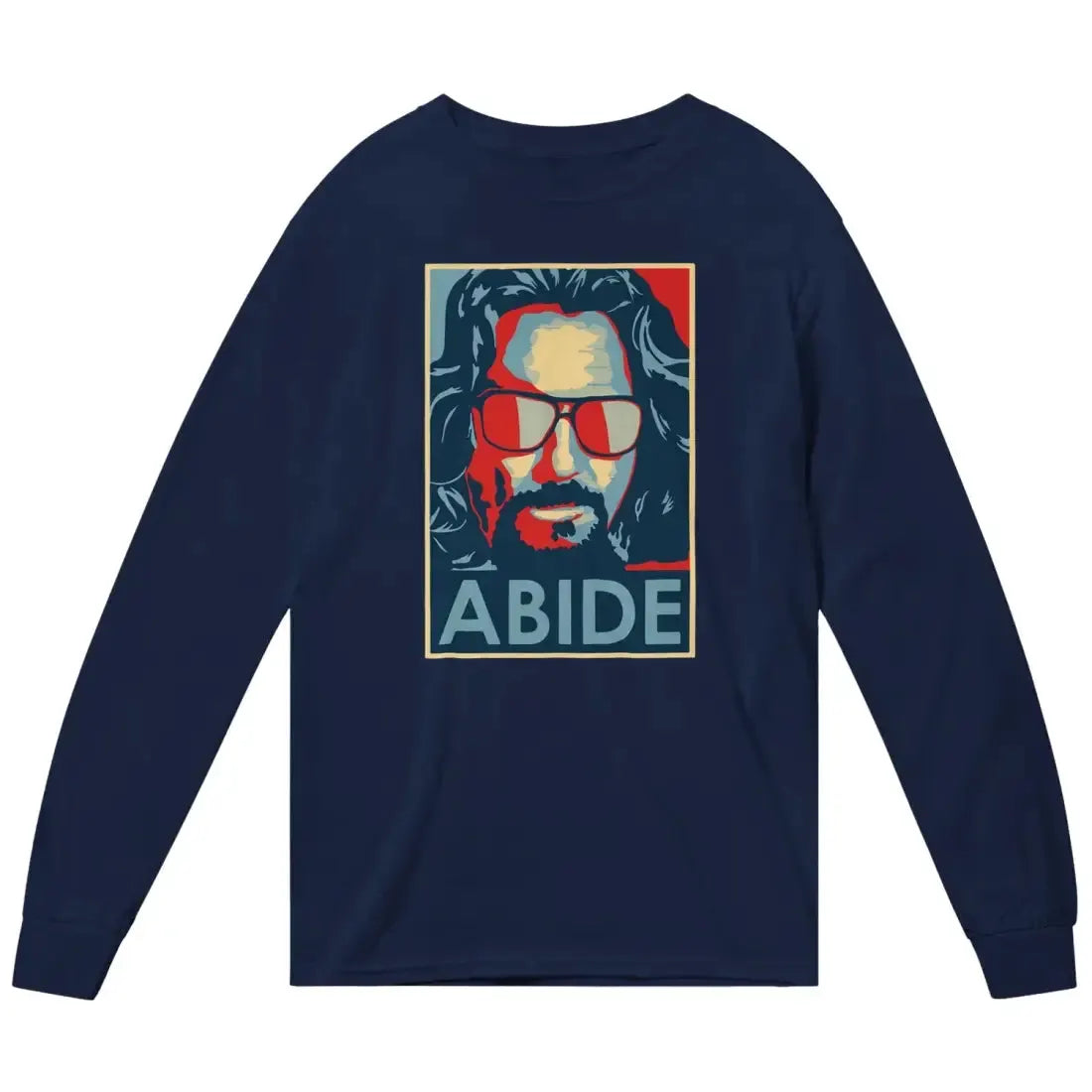 Big Lebowski Abide, Hope Style Long Sleeve Shirt by Art-O-Rama Shop