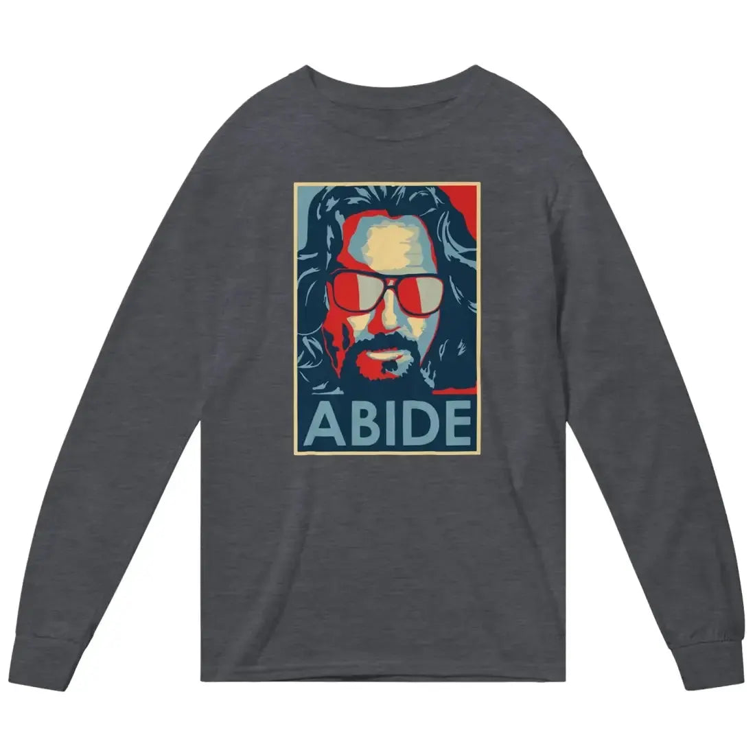 Big Lebowski Abide, Hope Style Long Sleeve Shirt by Art-O-Rama Shop