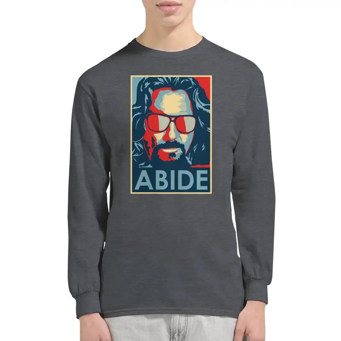 Big Lebowski Abide, Hope Style Long Sleeve Shirt by Art-O-Rama Shop