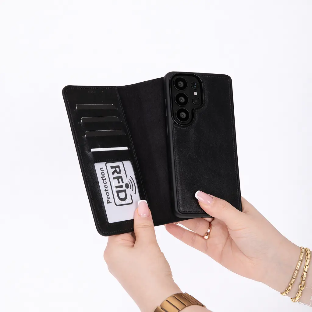 Buffalo Samsung Galaxy S26 Plus Leather Wallet Case by TORONATA
