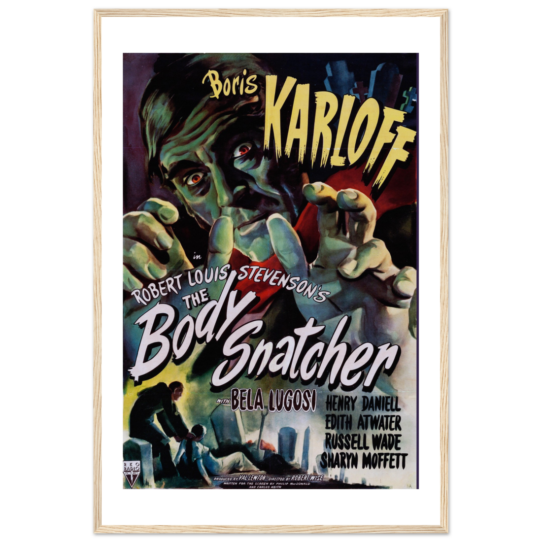 Body Snatcher 40s Sci-Fi Horror movie poster by Art-O-Rama Shop
