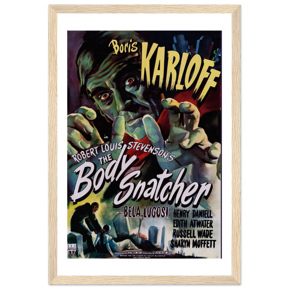 Body Snatcher 40s Sci-Fi Horror movie poster by Art-O-Rama Shop