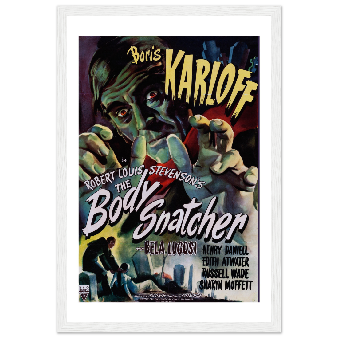 Body Snatcher 40s Sci-Fi Horror movie poster by Art-O-Rama Shop