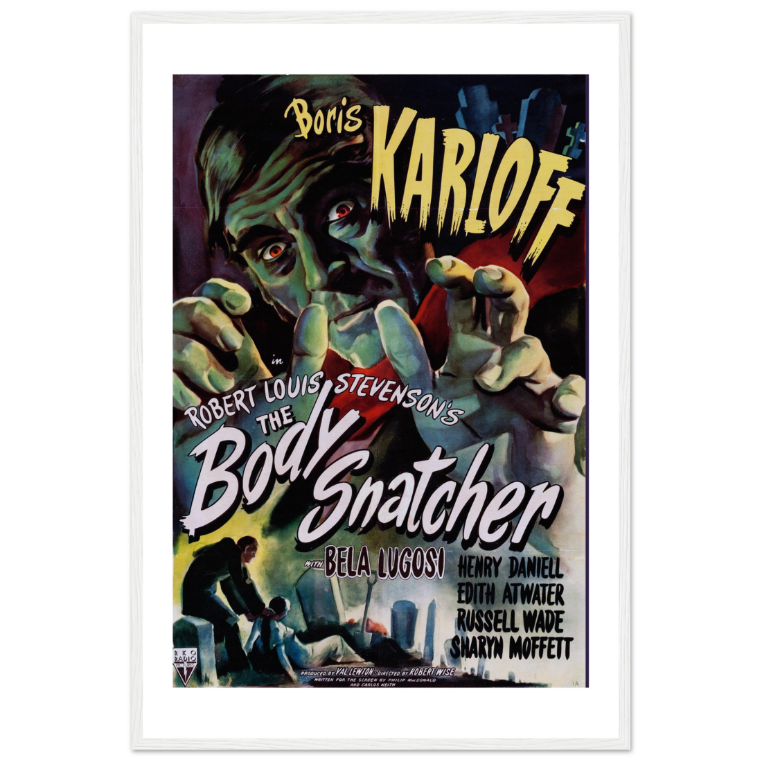 Body Snatcher 40s Sci-Fi Horror movie poster by Art-O-Rama Shop