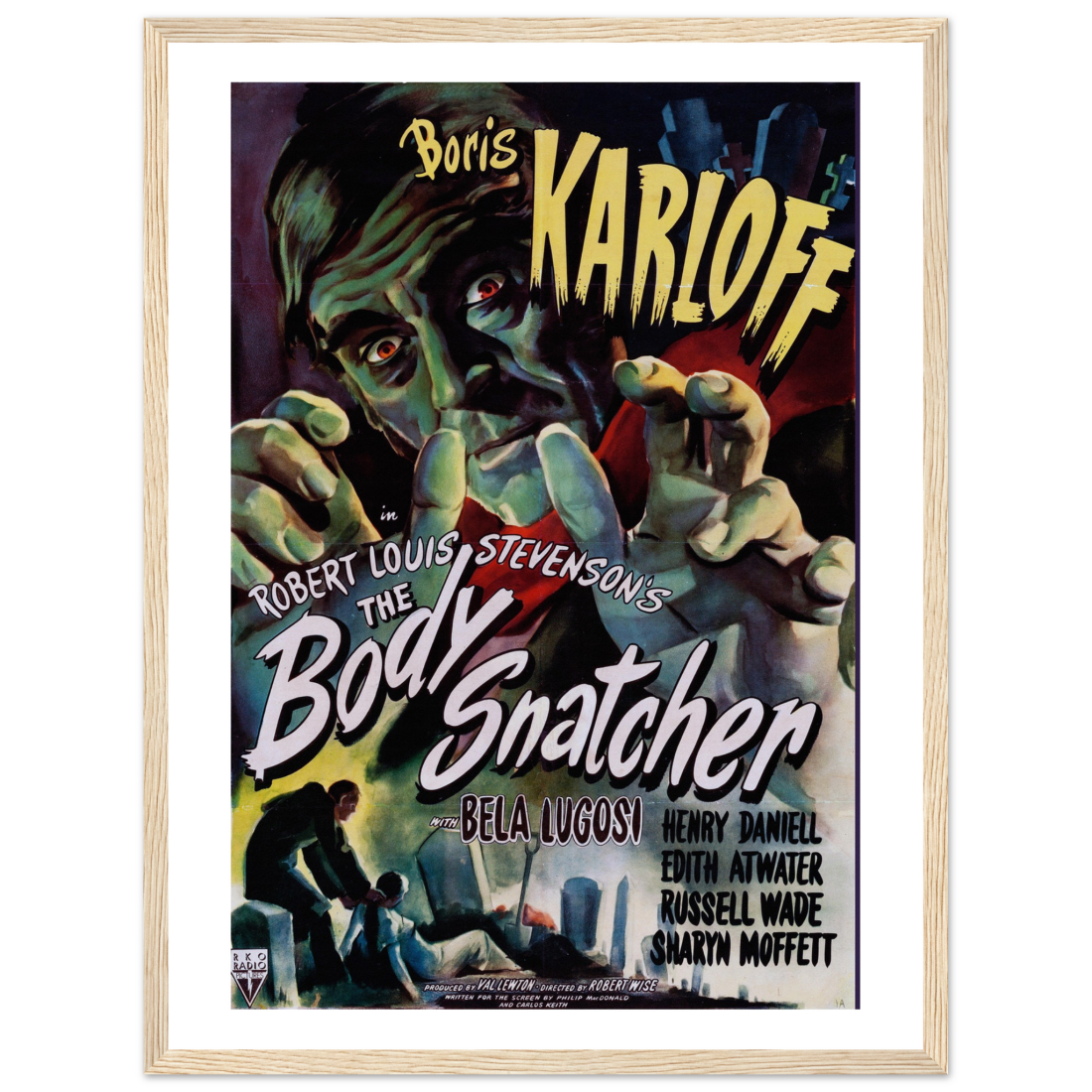 Body Snatcher 40s Sci-Fi Horror movie poster by Art-O-Rama Shop