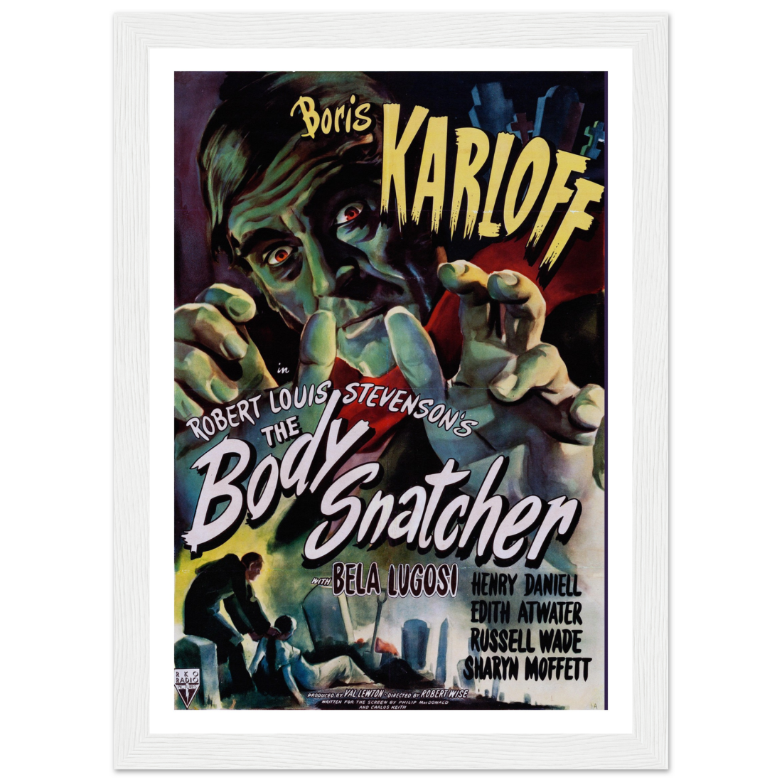 Body Snatcher 40s Sci-Fi Horror movie poster by Art-O-Rama Shop