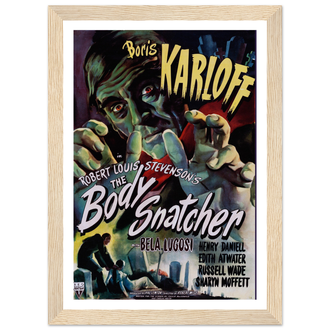 Body Snatcher 40s Sci-Fi Horror movie poster by Art-O-Rama Shop