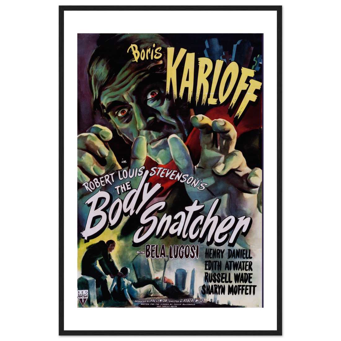 Body Snatcher 40s Sci-Fi Horror movie poster by Art-O-Rama Shop
