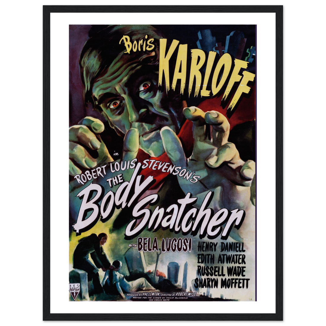 Body Snatcher 40s Sci-Fi Horror movie poster by Art-O-Rama Shop