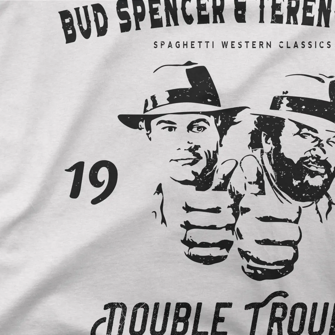 Bud Spencer & Terence Hill Double Trouble t-shirt by Art-O-Rama Shop