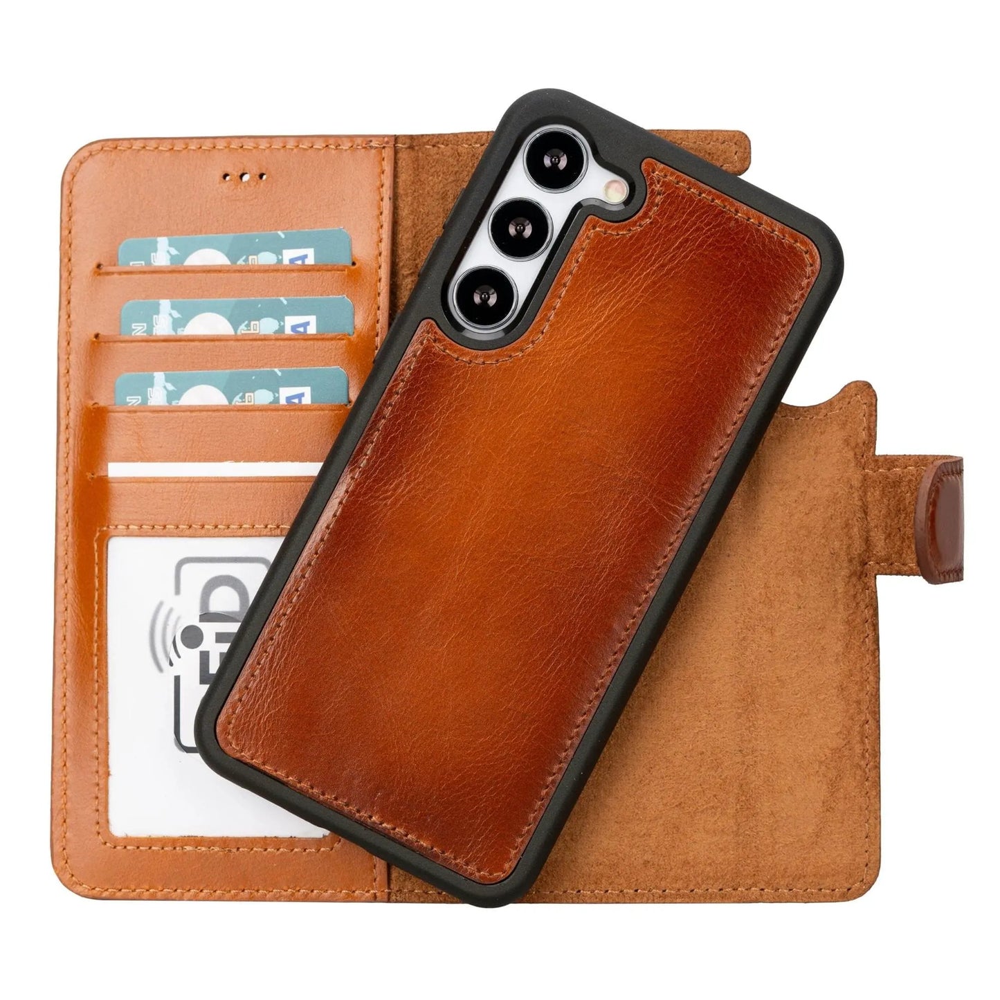 Buffalo Samsung Galaxy S21 Series Detachable Leather Wallet Case by TORONATA