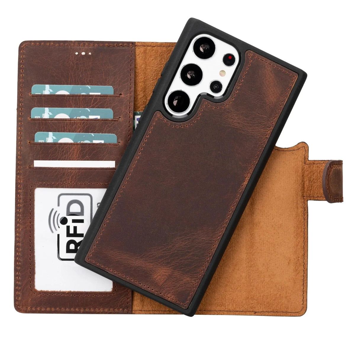 Buffalo Samsung Galaxy S21 Series Detachable Leather Wallet Case by TORONATA