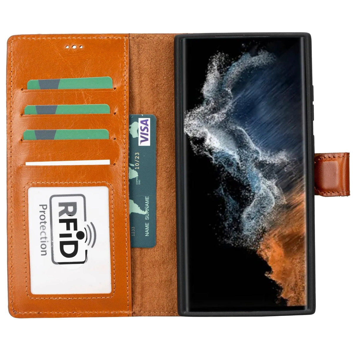 Buffalo Samsung Galaxy S21 Series Detachable Leather Wallet Case by TORONATA