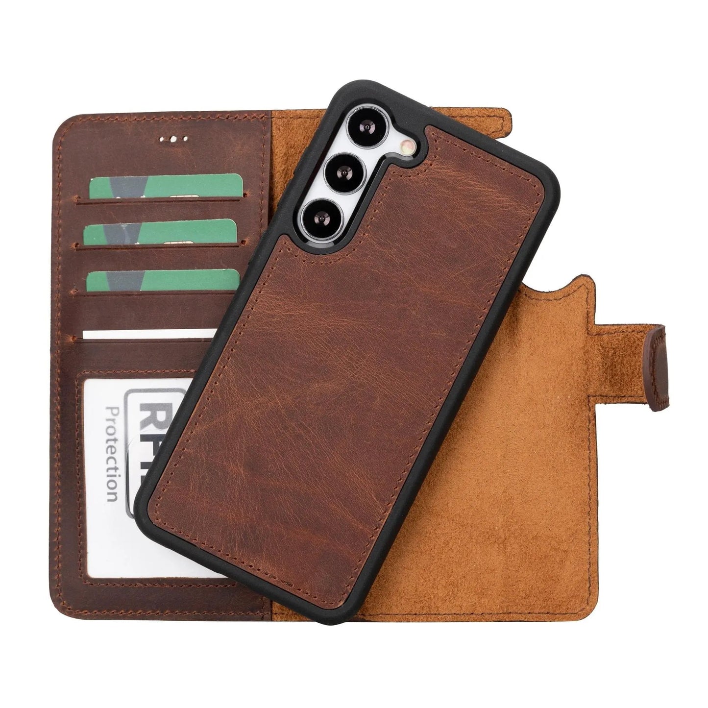 Buffalo Samsung Galaxy S23 Series Detachable Leather Wallet Case by TORONATA