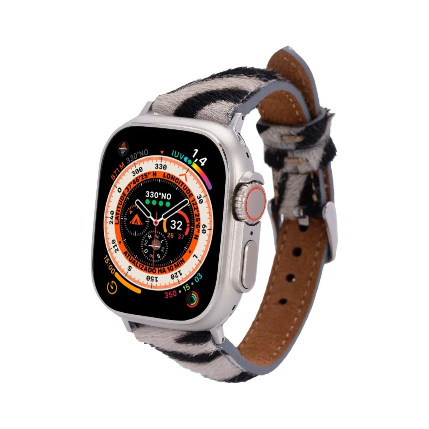Buford Slim Leather Bands for Apple Watch 9, Ultra 2 & SE by TORONATA
