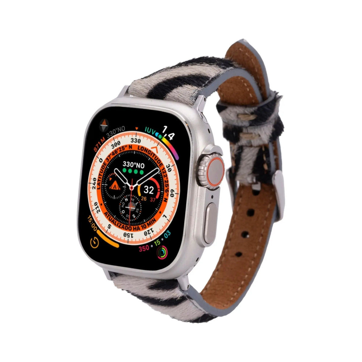 Buford Slim Leather Bands for Apple Watch 9, Ultra 2 & SE by TORONATA