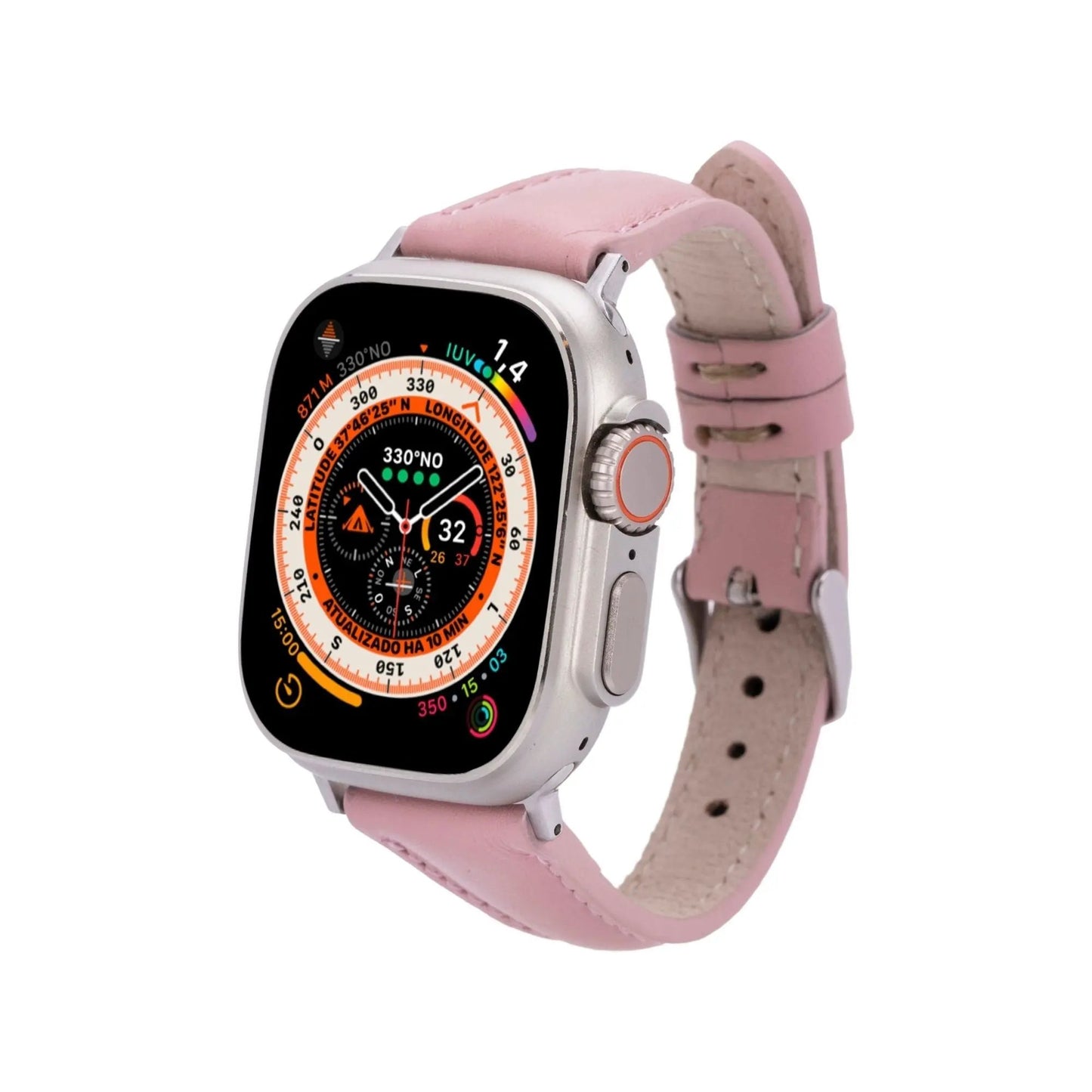 Buford Slim Leather Bands for Apple Watch 9, Ultra 2 & SE by TORONATA