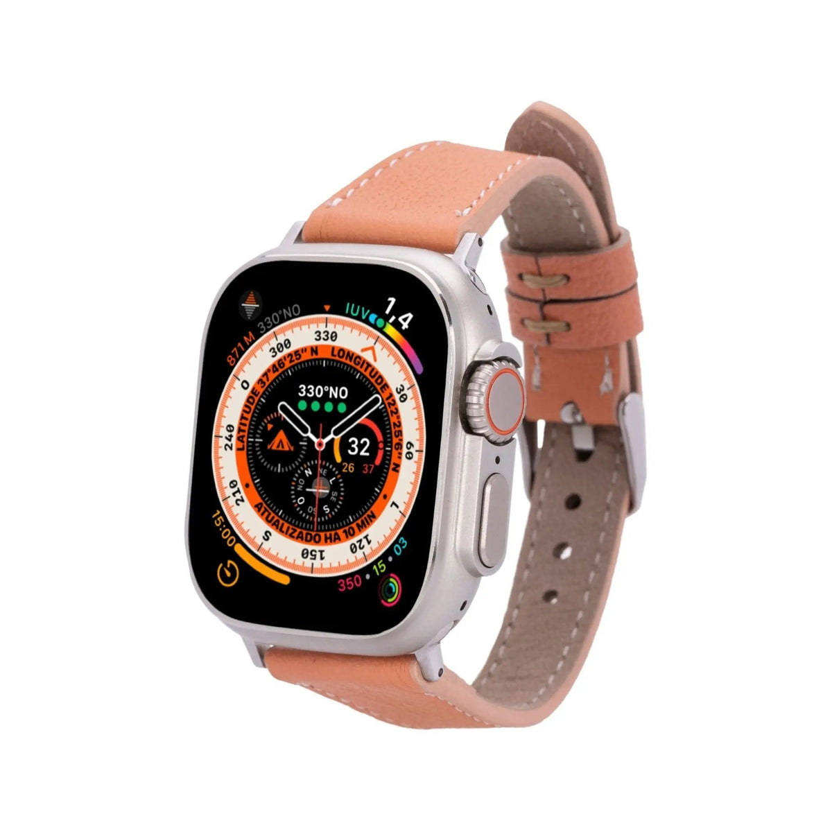 Buford Slim Leather Bands for Apple Watch 9, Ultra 2 & SE by TORONATA