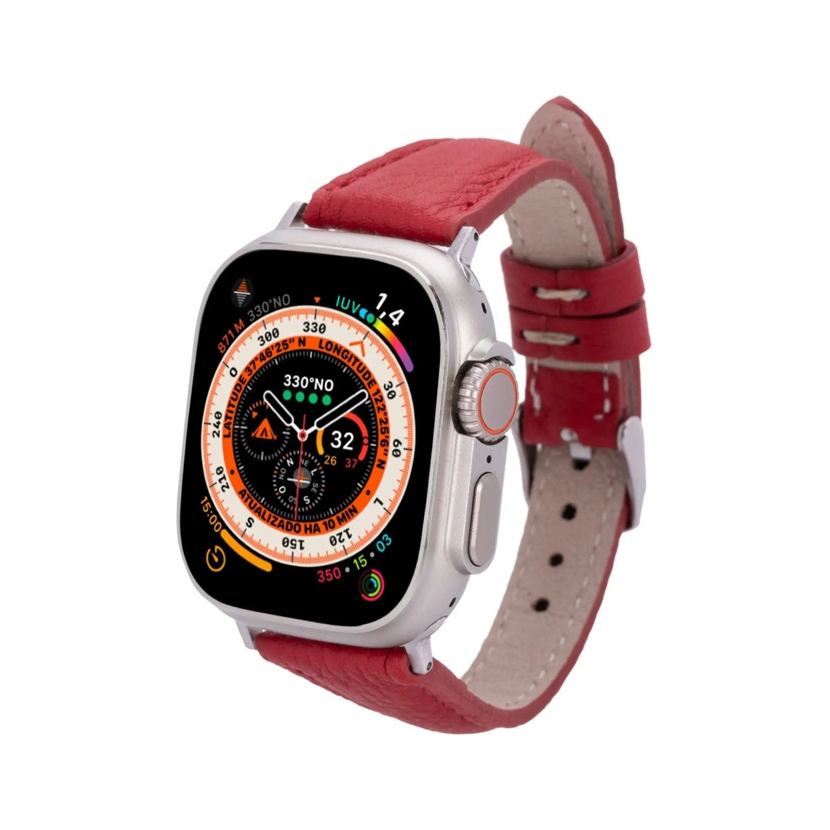 Buford Slim Leather Bands for Apple Watch 9, Ultra 2 & SE by TORONATA