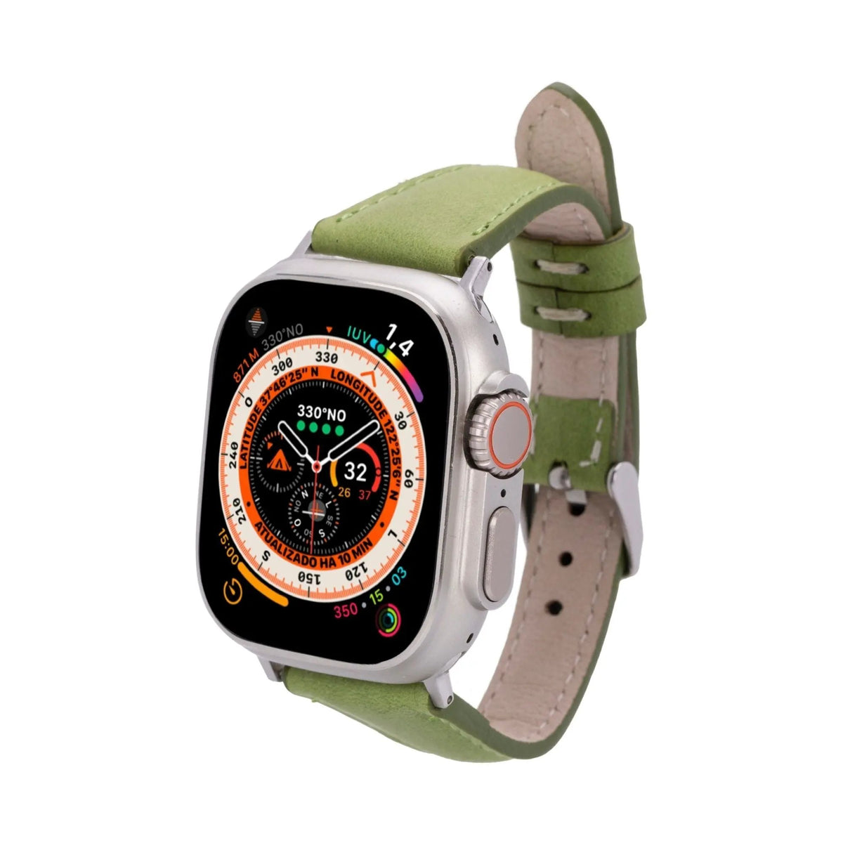 Buford Slim Leather Bands for Apple Watch 9, Ultra 2 & SE by TORONATA