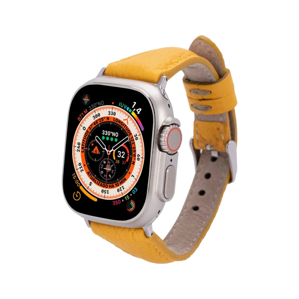 Buford Slim Leather Bands for Apple Watch 9, Ultra 2 & SE by TORONATA