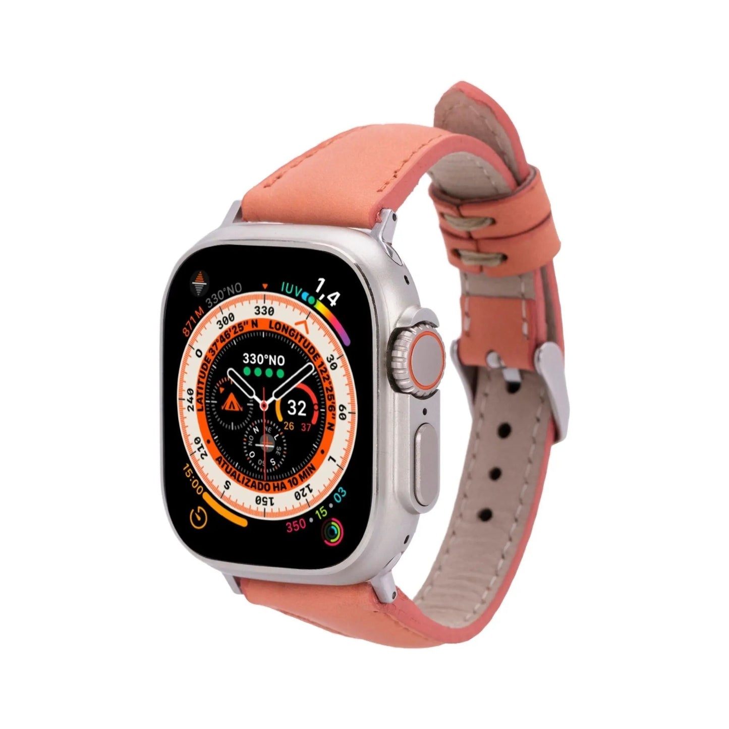 Buford Slim Leather Bands for Apple Watch 9, Ultra 2 & SE by TORONATA
