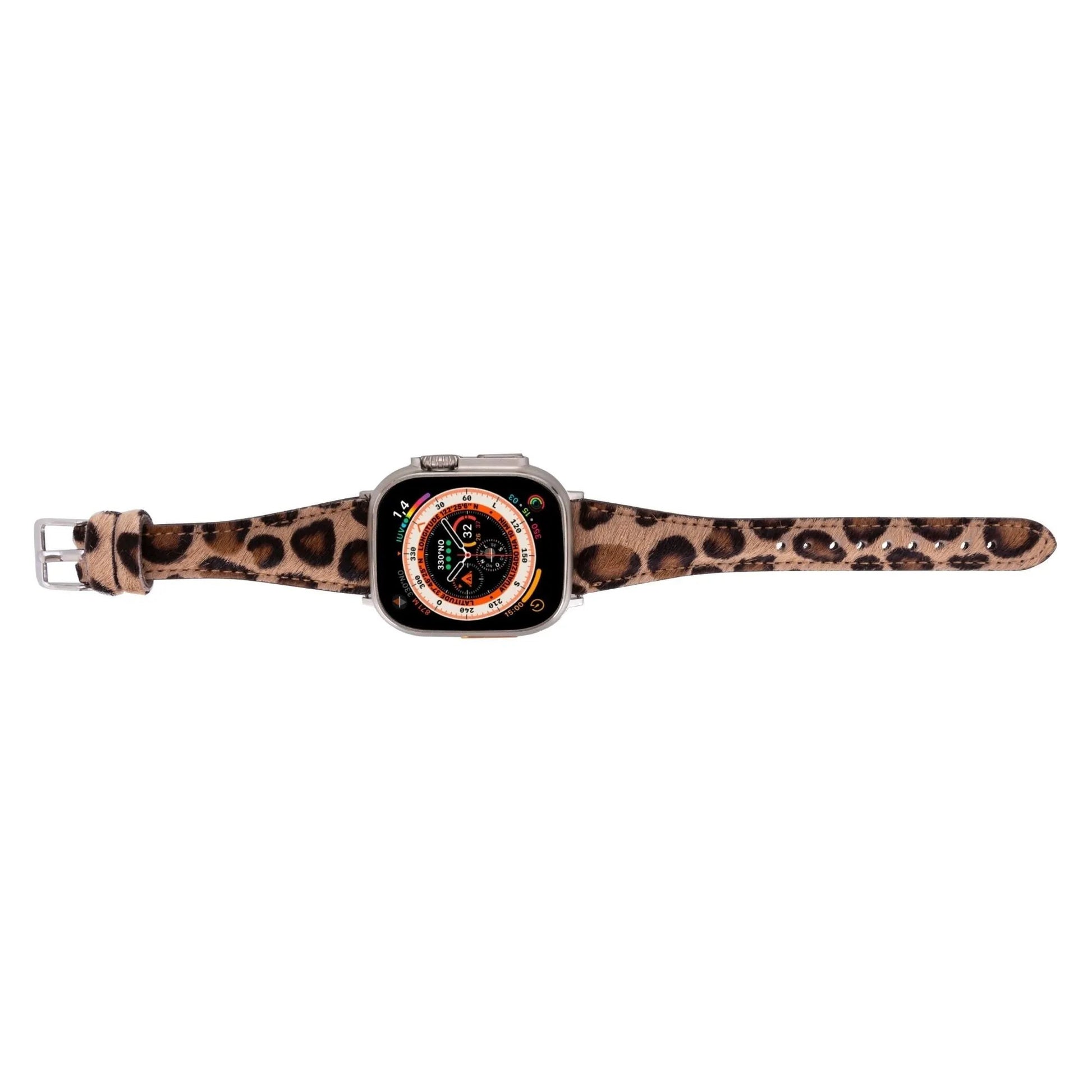 Buford Slim Leather Bands for Apple Watch 9, Ultra 2 & SE by TORONATA