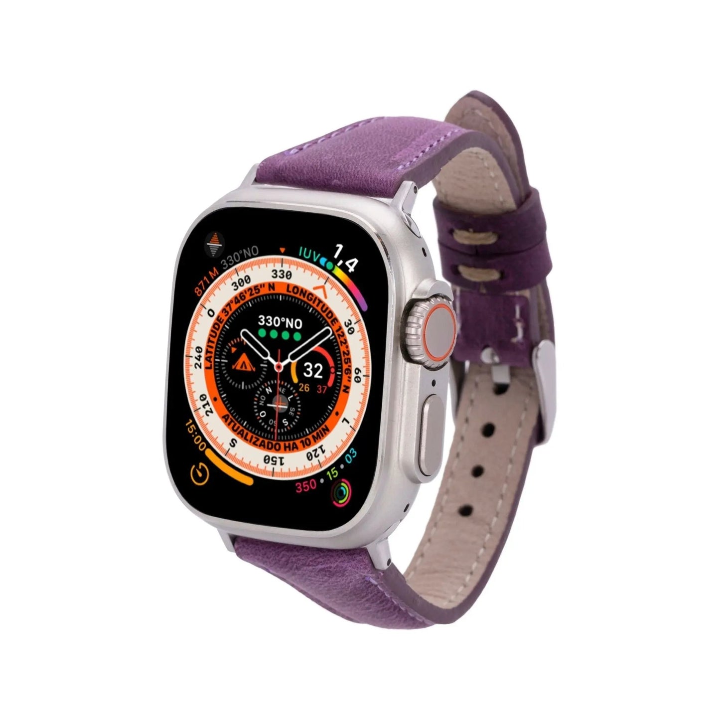 Buford Slim Leather Bands for Apple Watch 9, Ultra 2 & SE by TORONATA
