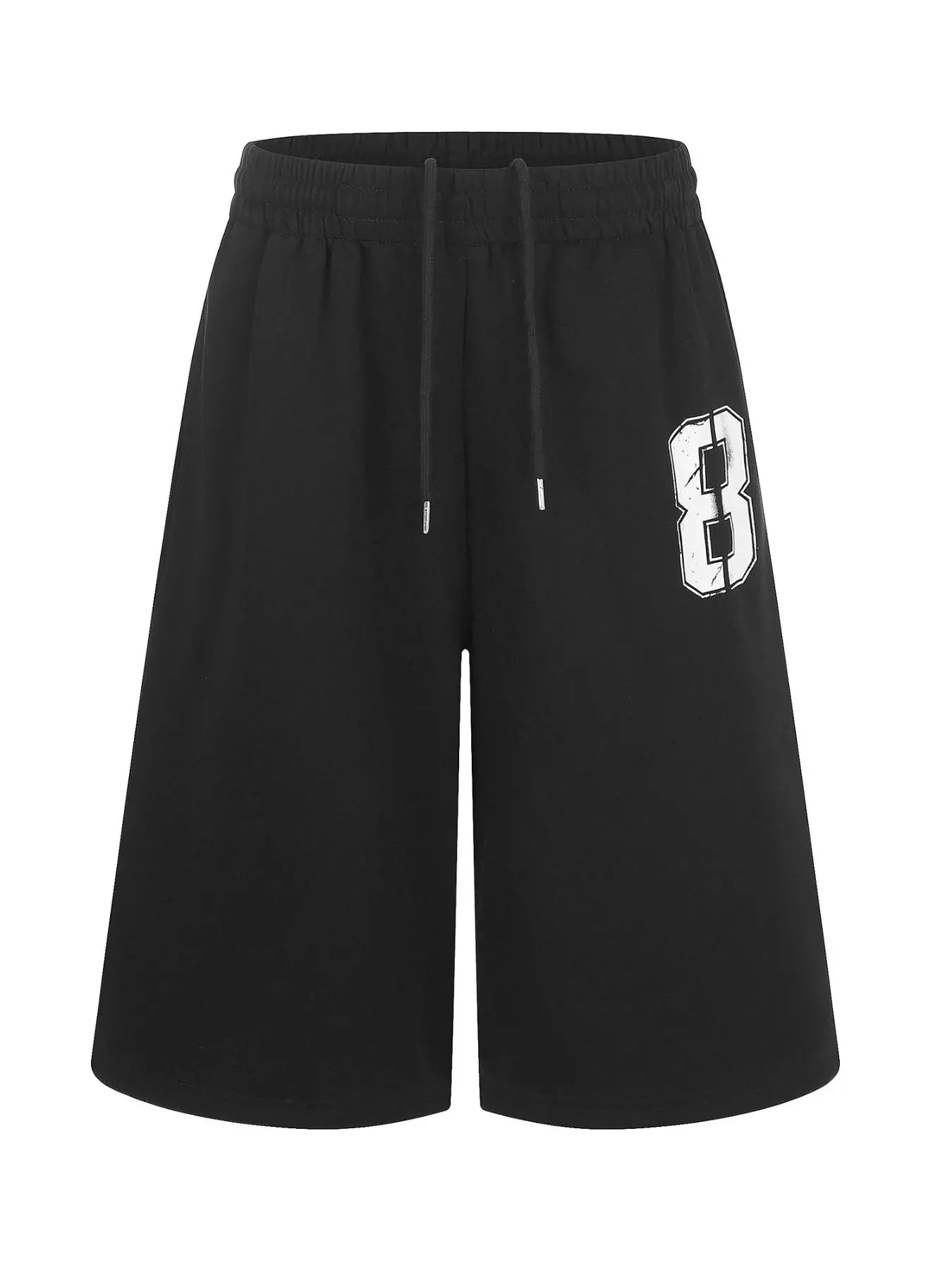 Men's Number 8 Wide Leg Capris by Trendsi