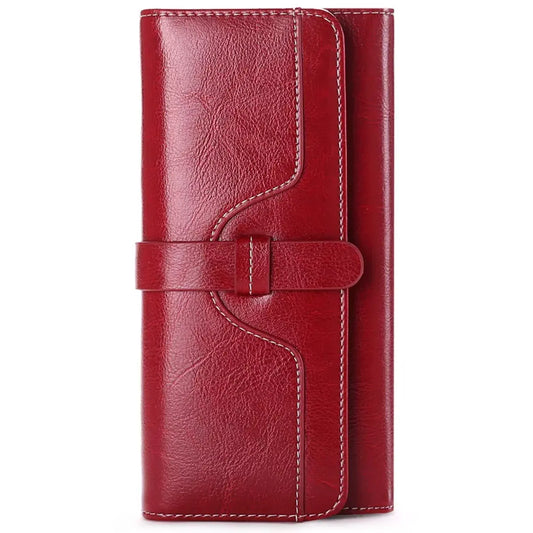 Leather Long Wallet by Partner Label